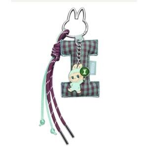 Pop Mart MONSTERS LABUBU Pin for Love Keychain Pendant, LETTER I Bag Charm, NEW